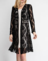 Lace Cardigan w/ Button Detail - *2//COLORS*