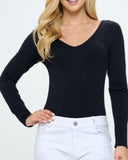 Long Sleeve Seamless Reversible Bodysuit