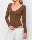Long Sleeve Seamless Reversible Bodysuit