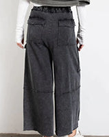 French Terry Wide Leg Pants - *3//COLORS*