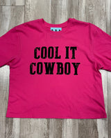 Boxy Cool It Cowboy T-Shirt - 2 Colors