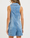 Button Denim ROMPER
