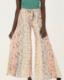 Multi Fabric Flowy Pants