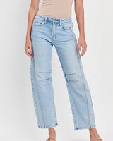 Light Wash Barrel Jean