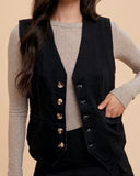 Stretchy Denim Vest - *2//COLORS*