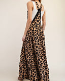 Leopard Tiered Overalls / Jumpsuit