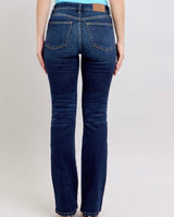 Mid Rise Judy Blue Bootcut - Dark Wash