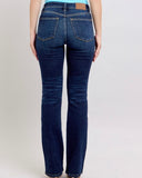 Mid Rise Judy Blue Bootcut - Dark Wash