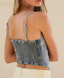 Paisley Denim Scarf Top RAISONNEL