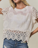 Embroidered Short Sleeve - 2//Colors