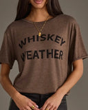 Whiskey Weather T-Shirt - Brown