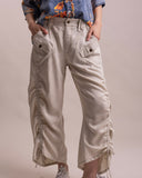 Ruched Tencel Cargo - *Lots of Colors*