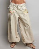 Pocket Detail Jogger - Beige