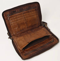 Studded Leather Zip Organizer - *2//COLORS*