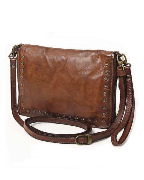 Studded Leather Zip Organizer - *2//COLORS*