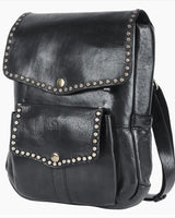 Studded Backpack - BLACK