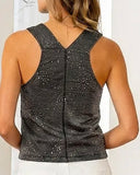 Sleeveless Cowl Neck Top