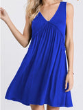 Sleeveless Ruffle Detail Dress