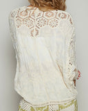 Crochet Cardigan - Cream