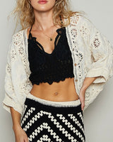 Crochet Cardigan - Cream