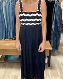Ric Rac Detail Midi Dress - *2//COLORS*