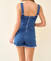 Denim ROMPER - Medium Wash