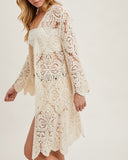 Crochet Midi Cardigan - 2 Colors