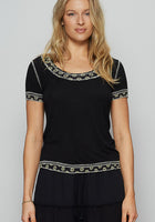 Lace Trim Top - *2//COLORS*