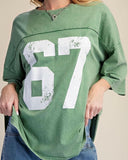 “67” Graphic Boxy Top