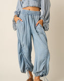 Chambray Cinched Pant
