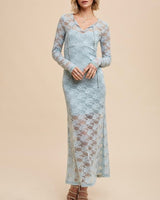 Long Sleeve Lace Dress