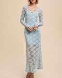 Long Sleeve Lace Dress