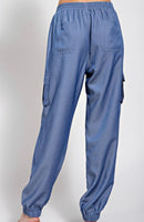 Chambray Joggers