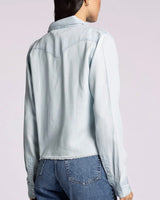 Snap Denim Shirt - Lt Denim