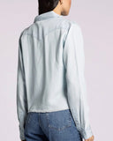 Snap Denim Shirt - Lt Denim