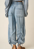 Chambray Cinched Pant