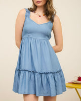 Chambray Mini Dress