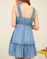 Chambray Mini Dress
