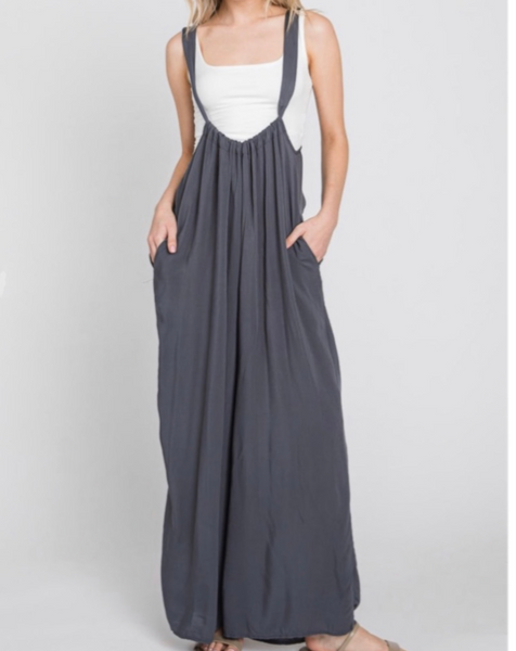 CHARCOAL Adjustable Jumpsuit