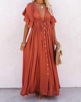 Rust DRESS / KIMONO