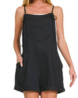 Adjustable Tie straps Romper