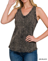 Washed French Terry Tank