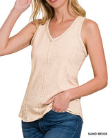 Washed French Terry Tank