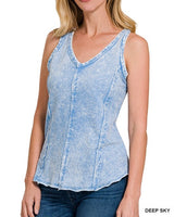 Washed French Terry Tank