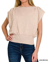Washed Dolman Top *6//COLORS*