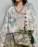 Floral Chenille Cardigan
