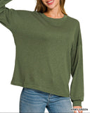 Slub Long Sleeve Top - *5//COLORS*