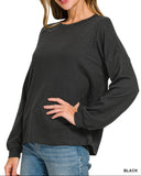 Slub Long Sleeve Top - *5//COLORS*