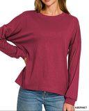 Slub Long Sleeve Top - *5//COLORS*