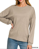 Slub Long Sleeve Top - *5//COLORS*